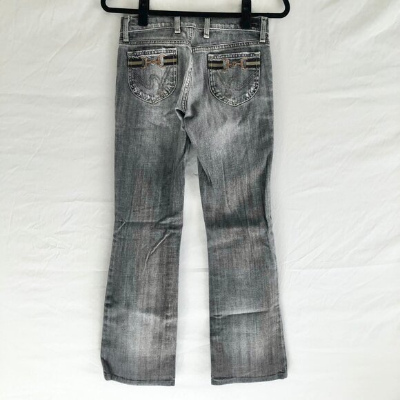 Vintage Black Bootcut Jeans Size 25 - Picture 3 of 8